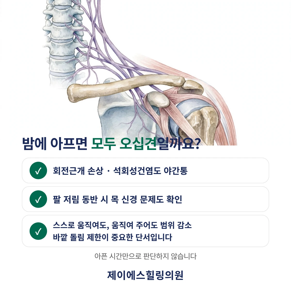 오십견과 다른 어깨 질환의 감별